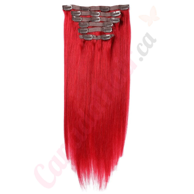 Hair extensions red best sale